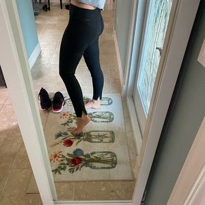 High rise guess black jeans